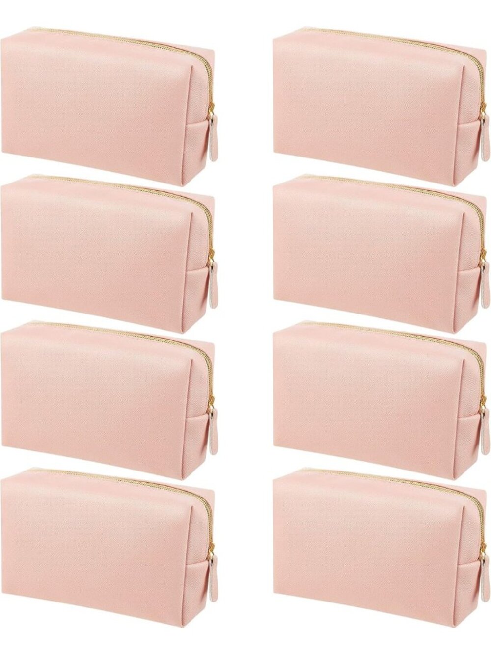 8 Pcs Waterproof Makeup Bags - Portable Cosmetic Organizer & Toiletry Pouch Set
